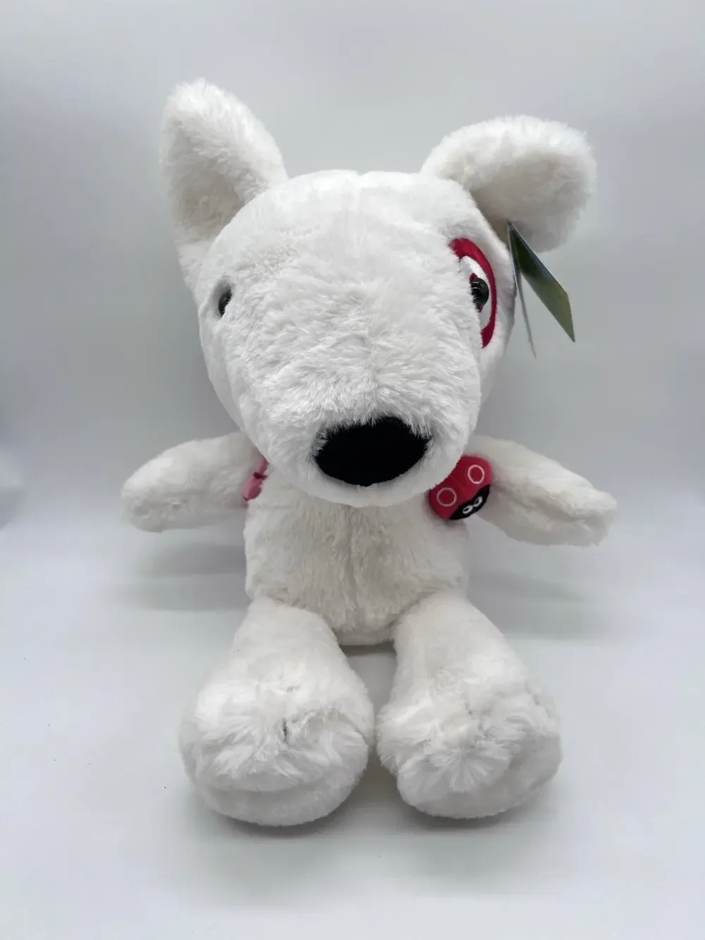 Target Bullseye Plush Stuffed Animal Dog w/ Ladybug & Backpack 16” 2023